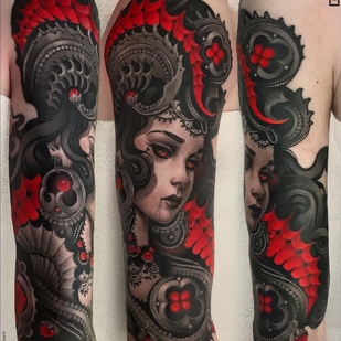 🔥 Fotos quentes, portfólio de modelos  #54761 Artista de tatuagem Vitaliy Morozov