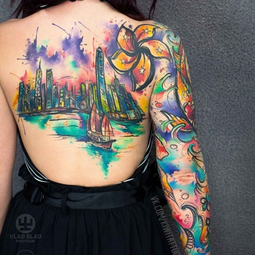 Speedy tattoo por Victoria KIWI Grigorieva