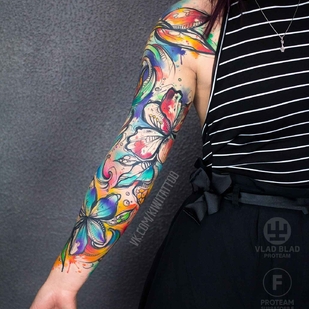 🔥 Fotos quentes, portfólio de modelos  #11494 Artista de tatuagem Victoria KIWI Grigorieva