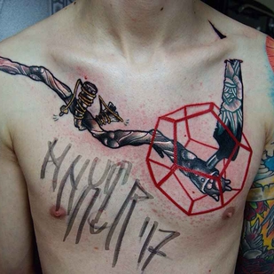 🔥 Fotos quentes, portfólio de modelos  #11348 Artista de tatuagem Yugin Zhestko