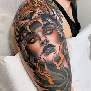 🔥 Fotos quentes, portfólio de modelos  #31009 Artista de tatuagem Javier Franko