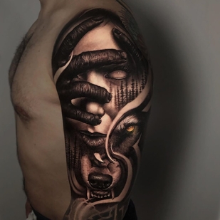 🔥 Fotos quentes, portfólio de modelos  #36425 Artista de tatuagem Alberto Escobar