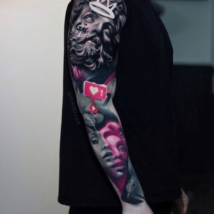 🔥 Fotos quentes, portfólio de modelos  #40685 Artista de tatuagem Vladislav Shuvalov