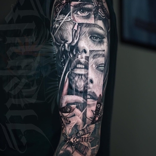 🔥 Fotos quentes, portfólio de modelos  #40789 Artista de tatuagem Maxim Melnik