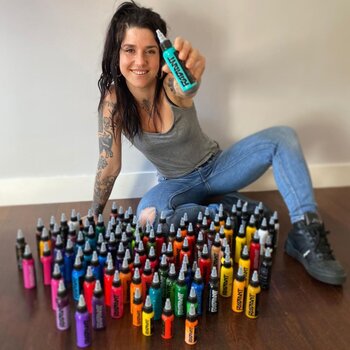 Artista de tatuagem Mariñe Perez
