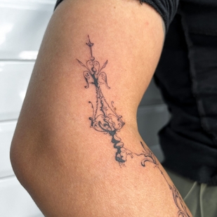 🔥 Fotos quentes, portfólio de modelos  #70159 Artista de tatuagem Ginger Lines / Anna