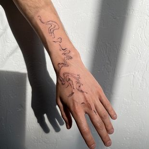 🔥 Fotos quentes, portfólio de modelos  #70162 Artista de tatuagem Ginger Lines / Anna