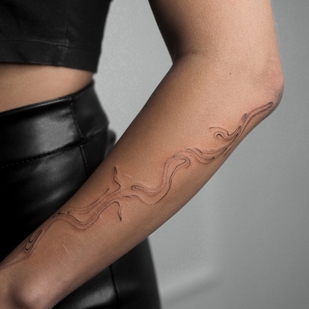 🔥 Fotos quentes, portfólio de modelos  #70165 Artista de tatuagem Ginger Lines / Anna