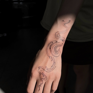 🔥 Fotos quentes, portfólio de modelos  #70166 Artista de tatuagem Ginger Lines / Anna