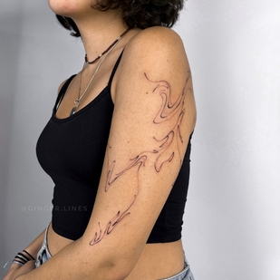 🔥 Fotos quentes, portfólio de modelos  #70170 Artista de tatuagem Ginger Lines / Anna