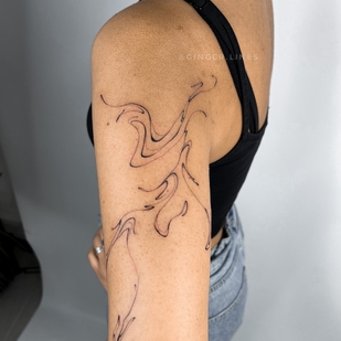 🔥 Fotos quentes, portfólio de modelos  #70172 Artista de tatuagem Ginger Lines / Anna