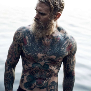 🔥 Fotos quentes, portfólio de modelos  #22301 Modelo de tatuagem Josh Mario John