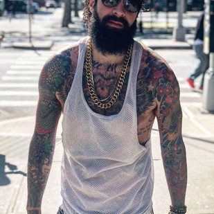 🔥 Fotos quentes, portfólio de modelos  #21905 Modelo de tatuagem Brett David