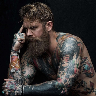 🔥 Fotos quentes, portfólio de modelos  #22303 Modelo de tatuagem Josh Mario John