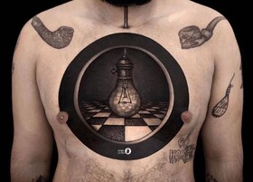 A arte dos tatuagens melancólicas de Jamie Luna