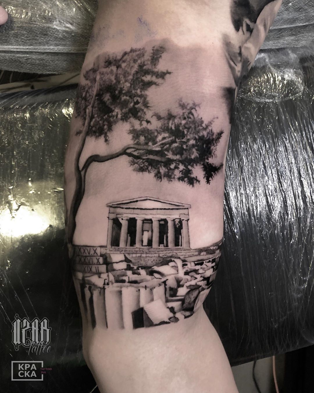 Tattoo em realismo preto e cinza | Timur Uzar | КРАСКА Pro Team | Ufa, Rússia