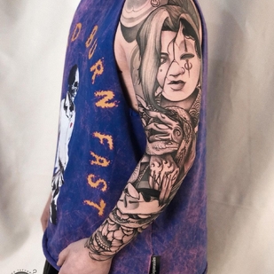 🔥 Fotos quentes, portfólio de modelos  #41042 Artista de tatuagem Sasha Kot