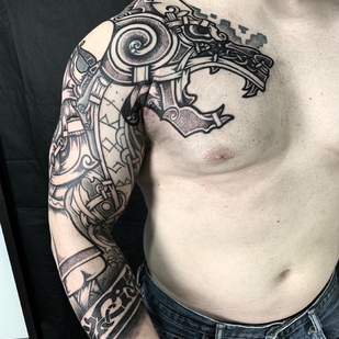 🔥 Fotos quentes, portfólio de modelos  #41222 Artista de tatuagem Vitaliy Pradd