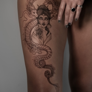 🔥 Fotos quentes, portfólio de modelos  #72355 Artista de tatuagem Kseniia Grazhdan