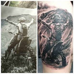 🔥 Fotos quentes, portfólio de modelos  #1478 Artista de tatuagem Maks Kornev