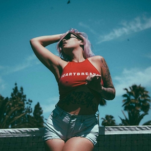 🔥 Fotos quentes, portfólio de modelos  #12694 Modelo de tatuagem Roxy Lee Heart