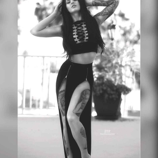 🔥 Fotos quentes, portfólio de modelos  #12703 Modelo de tatuagem Ashley Michelle