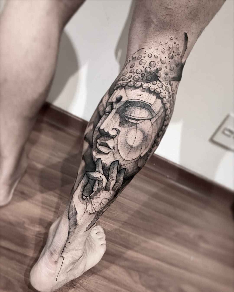 Tatuagens de esboço de Lincoln Lima