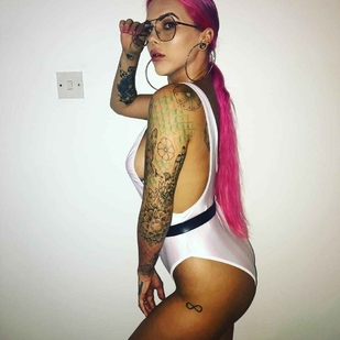 🔥 Fotos quentes, portfólio de modelos  #12666 Modelo de tatuagem Dannika Daisy