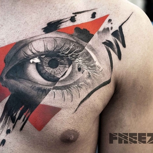 🔥 Fotos quentes, portfólio de modelos  #12048 Artista de tatuagem Denis FREEZING Moskalev