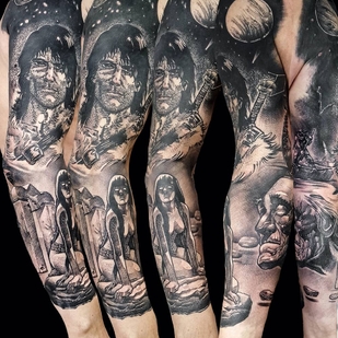 🔥 Fotos quentes, portfólio de modelos  #22726 Artista de tatuagem Marcin Pawlus