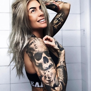 🔥 Fotos quentes, portfólio de modelos  #23958 Modelo de tatuagem Jessica Rosen