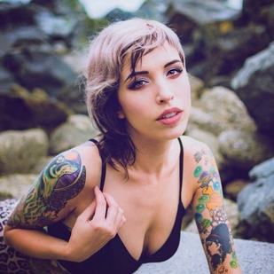 🔥 Fotos quentes, portfólio de modelos  #23093 Modelo de tatuagem Claire West