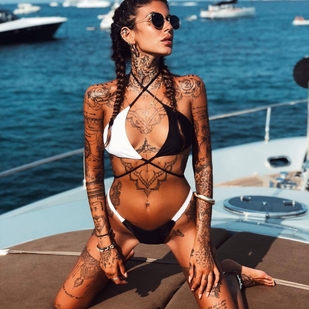 🔥 Fotos quentes, portfólio de modelos  #23923 Modelo de tatuagem Giada Longo