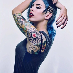 🔥 Fotos quentes, portfólio de modelos  #23097 Modelo de tatuagem Claire West