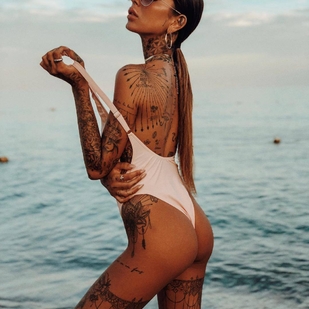 🔥 Fotos quentes, portfólio de modelos  #23925 Modelo de tatuagem Giada Longo