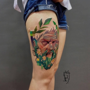 🔥 Fotos quentes, portfólio de modelos  #23481 Artista de tatuagem Lesha Lauz