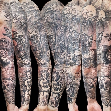 Artista de tatuagem Marcin Pawlus