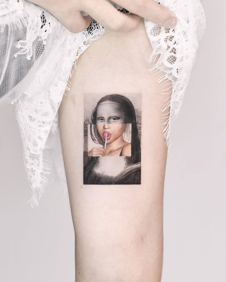 Tatuagem de micro-realismo por Edit Paints