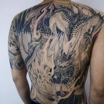 The new look on Irezumi. Girin