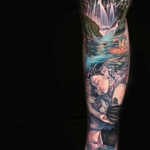 🔥 Fotos quentes, portfólio de modelos  #1747 Artista de tatuagem Dongkyu Lee (Qtattoo)