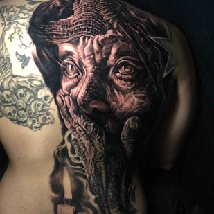 🔥 Fotos quentes, portfólio de modelos  #1755 Artista de tatuagem Dongkyu Lee (Qtattoo)