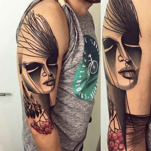 🔥 Fotos quentes, portfólio de modelos  #2175 Artista de tatuagem Timur Lysenko