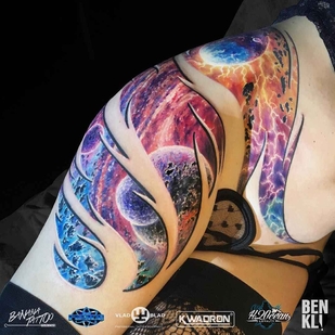 🔥 Fotos quentes, portfólio de modelos  #1623 Artista de tatuagem Ben Klishevskiy