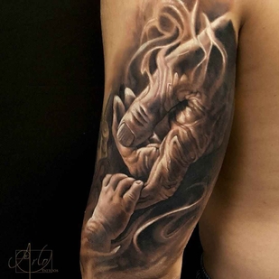 🔥 Fotos quentes, portfólio de modelos  #2690 Artista de tatuagem Arlo DiCristina