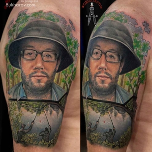 🔥 Fotos quentes, portfólio de modelos  #1603 Artista de tatuagem Ivan Buharov