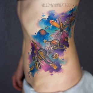 🔥 Fotos quentes, portfólio de modelos  #1631 Artista de tatuagem Victoria KIWI Grigorieva