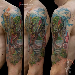 🔥 Fotos quentes, portfólio de modelos  #1598 Artista de tatuagem Ivan Buharov