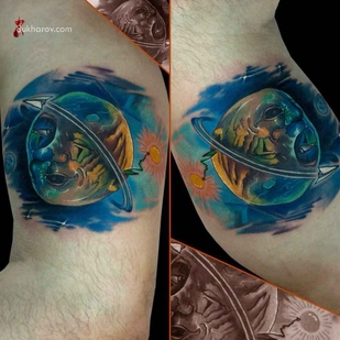 🔥 Fotos quentes, portfólio de modelos  #1612 Artista de tatuagem Ivan Buharov