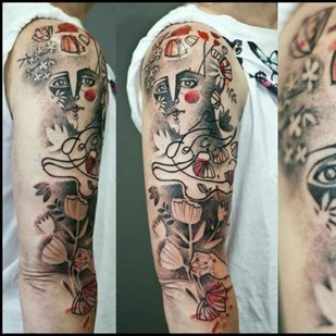 🔥 Fotos quentes, portfólio de modelos  #13008 Artista de tatuagem Katarzyna Krutak