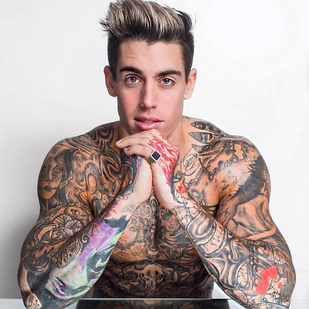 🔥 Fotos quentes, portfólio de modelos  #25478 Modelo de tatuagem Chris Fleming